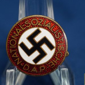 NSDAP Member Pin by M1/120 Wilhelm Deumer