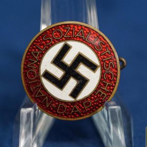 NSDAP Member Pin by M1/153 Friedrich Orth