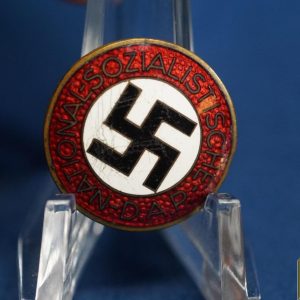 NSDAP Member Pin by M1/151 Rudolf Schanes