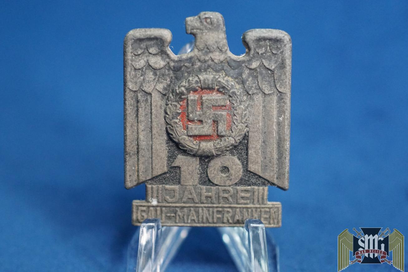 10 Years Gau- Mainfranken Anniversary Badge