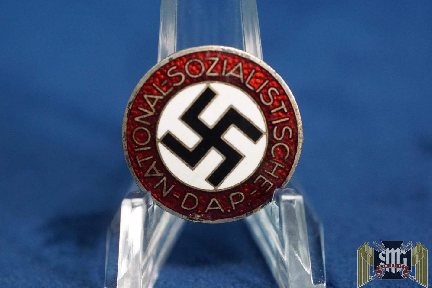 NSDAP Member Pin by M1/170 B.H. Mayers Hotkunstprägeanstalt