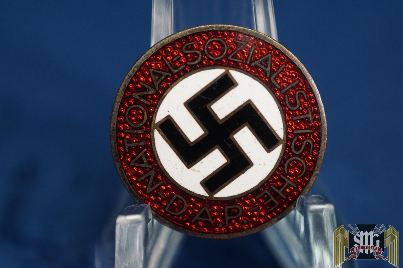 NSDAP Member Pin by M1/105 Hermann Aurich