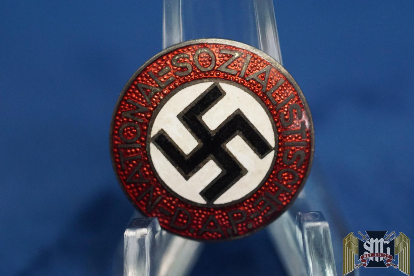 NSDAP Member Pin by M1/93 Gotllieb Friedrick Keck & Sohn