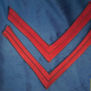 US ARMY Ordnance Corporal Chevron set Span Am War