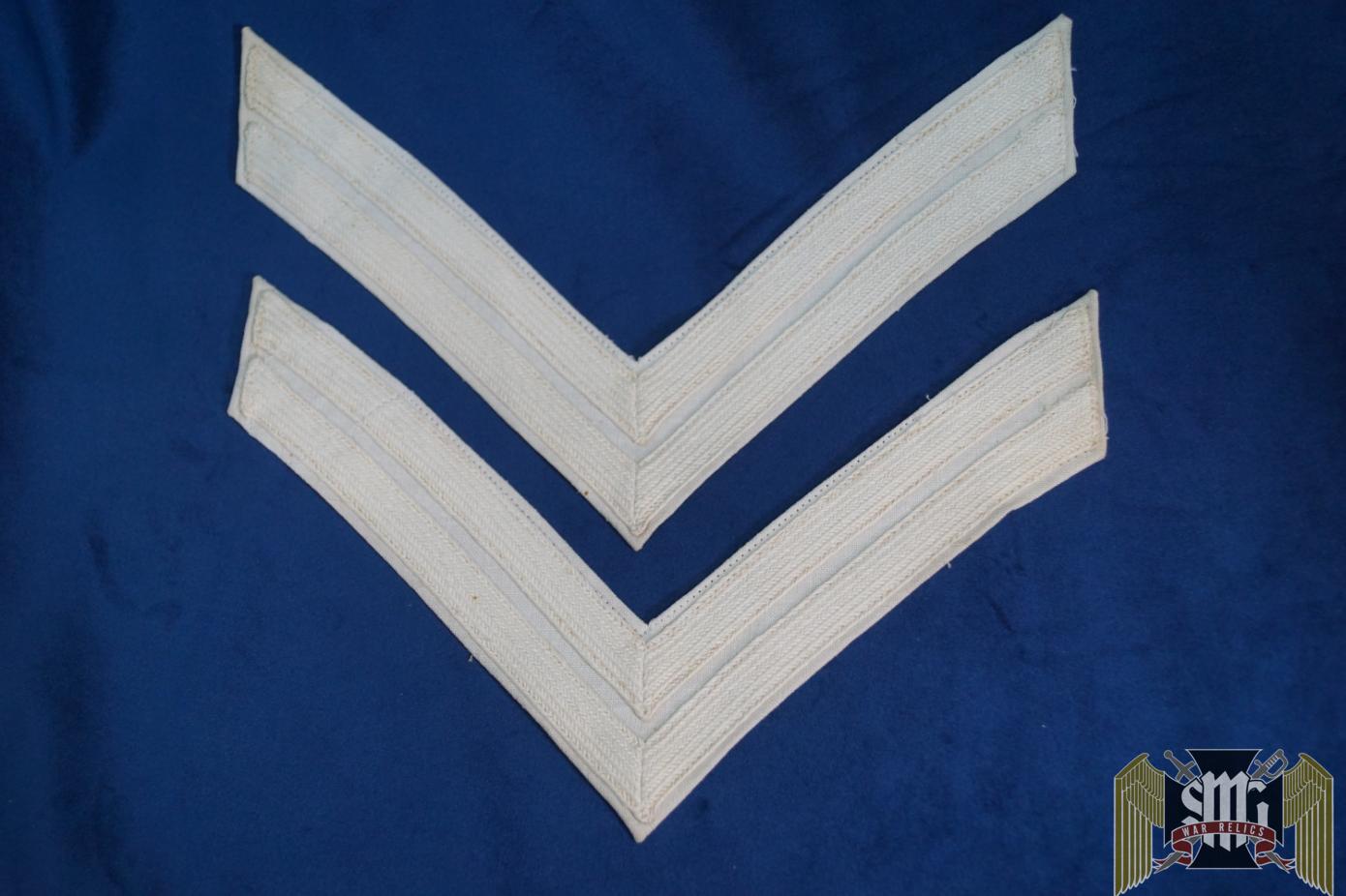 USMC Indian War era Corporal Chevron set