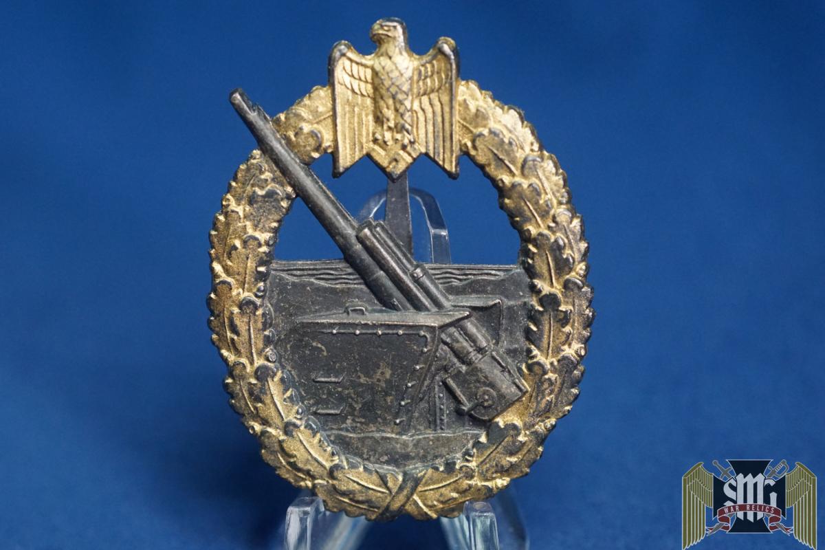 Coastal Artillery Badge in zinc by S.H.u.Co.