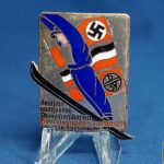 1934 Deutsche u. Wehrmacht Ski Meisterschaften Berchtesgaden Badge