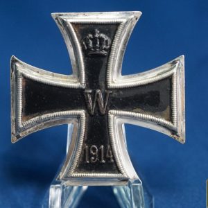 Iron Cross First Class 1914 WW1 800 silver marked