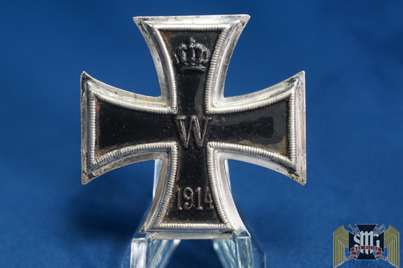 Iron Cross First Class 1914 WW1 800 silver marked
