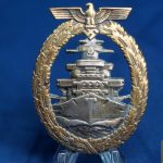 Reproduction Kriegsmarine high seas fleet badge by Schwerin