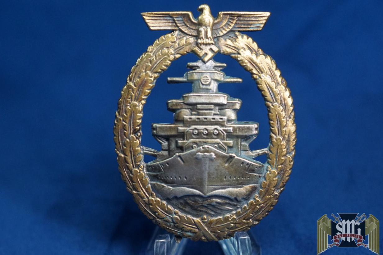 Reproduction Kriegsmarine high seas fleet badge by Schwerin