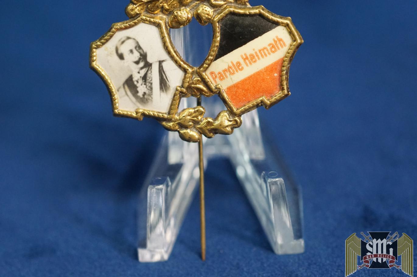 German WW1 era Patriotic stick pin "Parole Heimath"