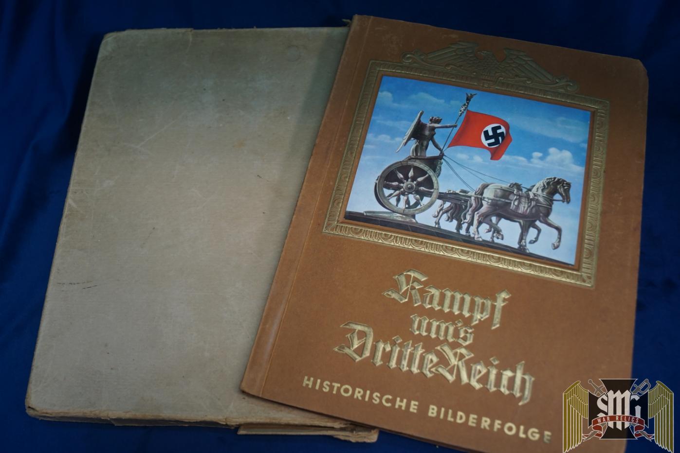 Kampf Um’s Dritte Reich Cigarette book w/Jacket