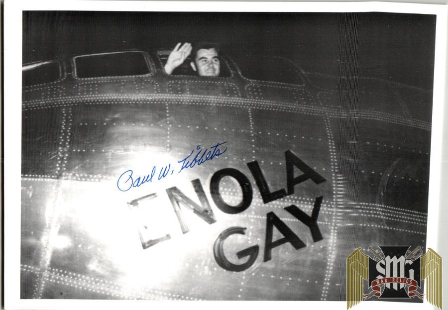 Paul Tibbets Signature Enola Gay Hiroshima