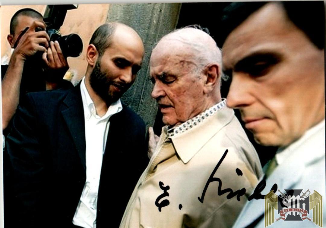 SMGP-2207 Erich Priebke SS war criminal Signature