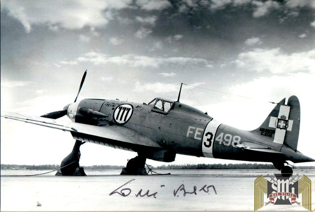 Italian Fighter ACE Loris Baldi Signature