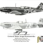 Sergei Kramarenko Soviet WW2/Korean War Fighter pilot ACE signature