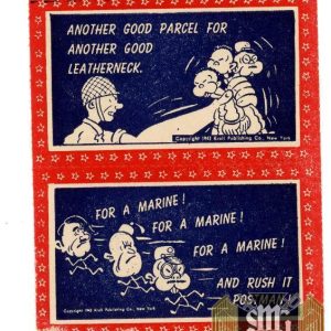 WW2 Postal Rush labels for Marines