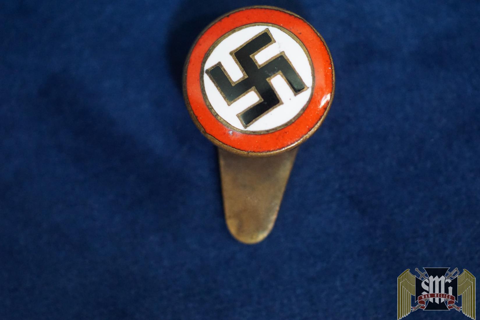 Early NSDAP sympathizer Button hole enamel