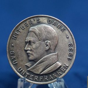 Hitler’s Dank Badge gau unterfranken