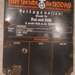 SMGP-2370 Hier Spricht Die NSDAP Announcement Board