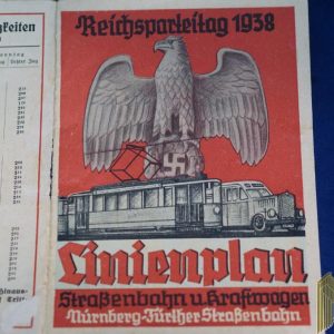NUREMBERG 1938 Visitor map