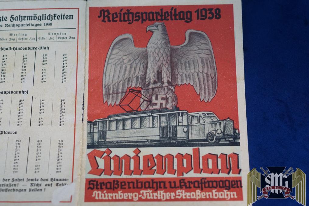 NUREMBERG 1938 Visitor map