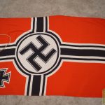Kriegsflagge Marine Stamped 150x250