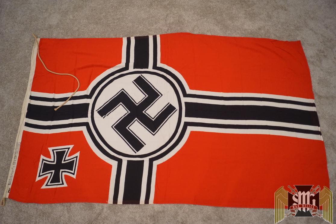 Kriegsflagge Marine Stamped 150x250