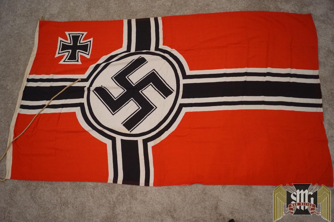 Kriegsflagge Marine Stamped 150x250