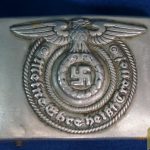 SS buckle in nickel by Overhoff