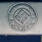 Nazi Police Buckle Zinc two piece unmarked