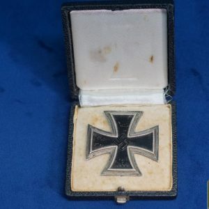 Iron cross 1st class by B.H. Mayer Marked 26 Cased