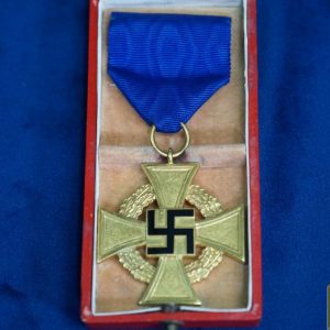 Cased 40 year Faithful Service award