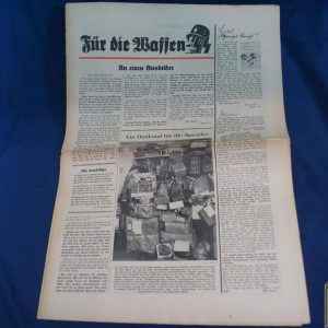 Fur Die Waffen SS Newspaper