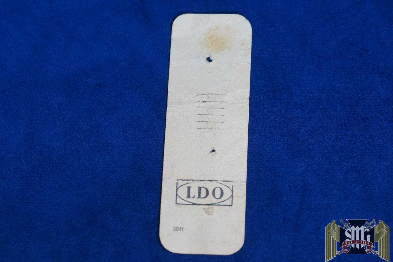 LDO Stick pin sales card