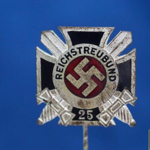 Reichstreubund 25 Year Member Stickpin