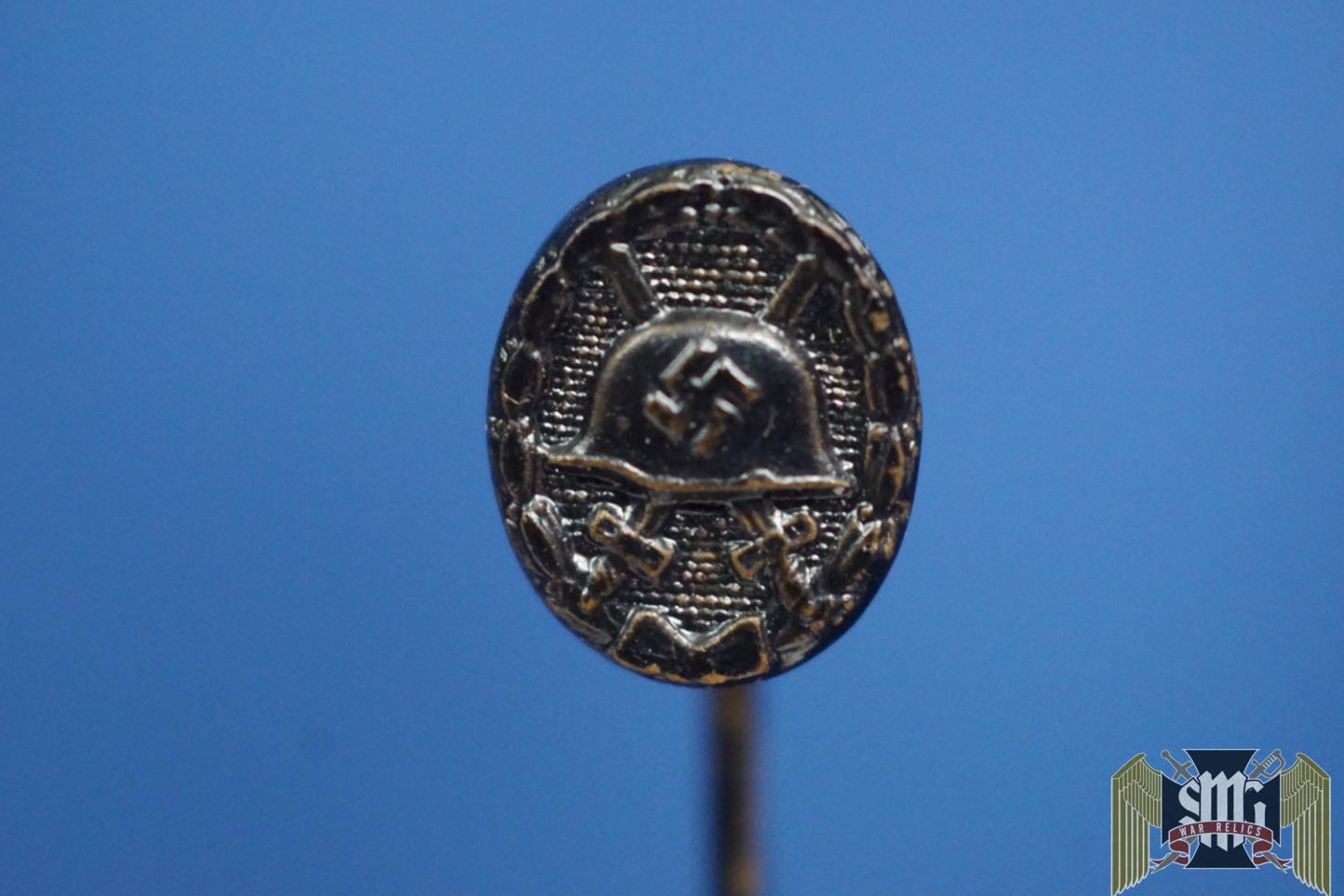 WW2 Black Wound badge stick pin