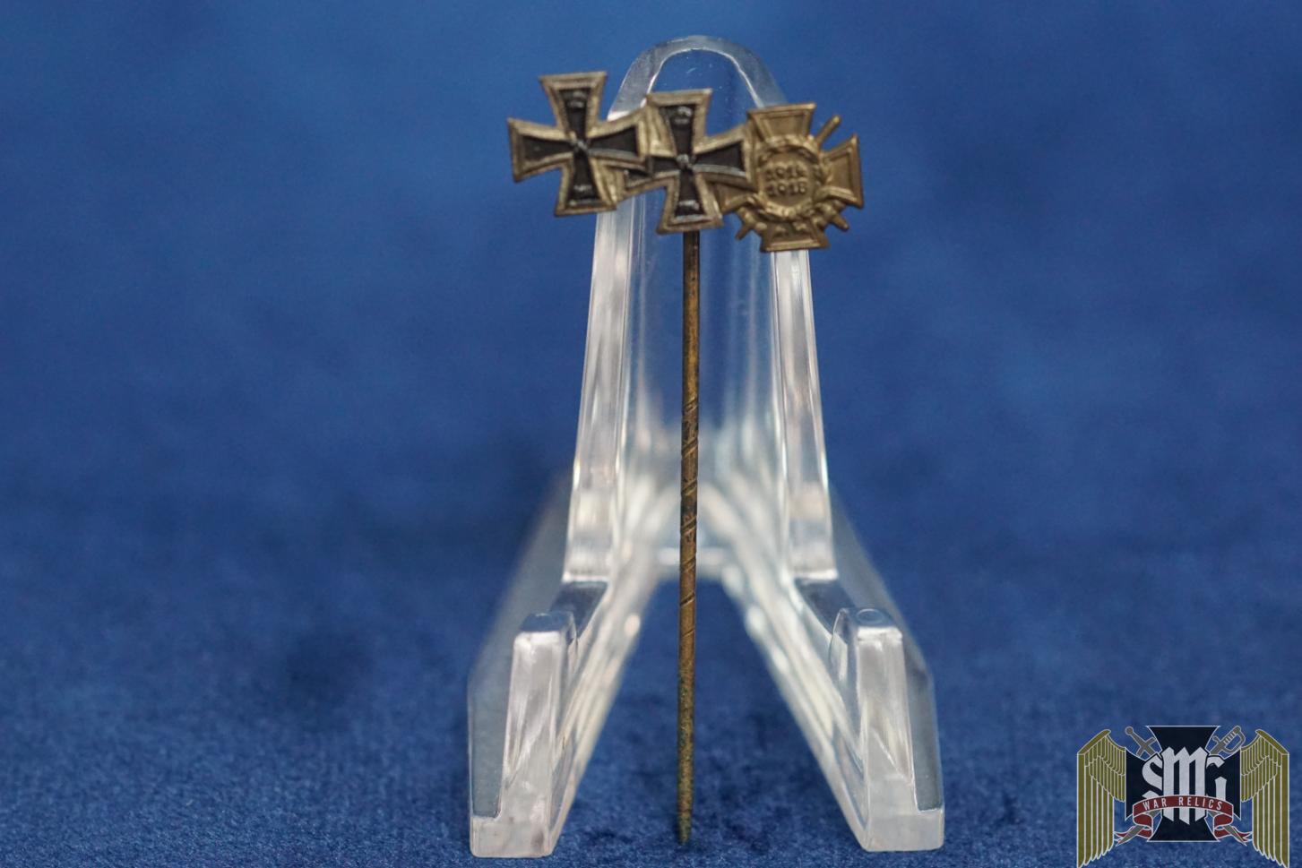 WW1 Iron cross 3pc award stick pin