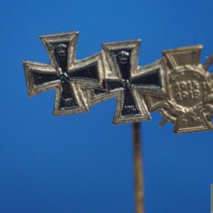 WW1 Iron cross 3pc award stick pin