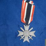 War Merit Cross second class Late zinc marked 45 BY JULIUS BAUER