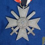 War Merit Cross second class Late zinc marked 45 BY JULIUS BAUER