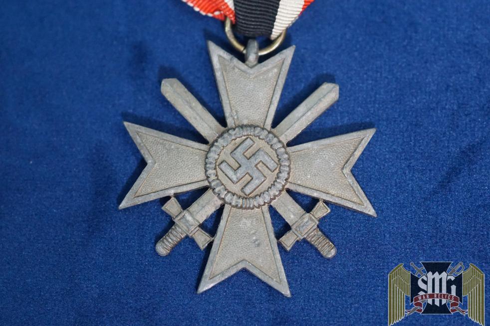 War Merit Cross second class Late zinc marked 45 BY JULIUS BAUER