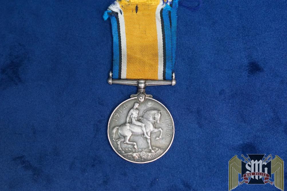 British War Medal KIA WW2 By Italian Torpedo bomber on HMS MARIGOLD