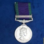 British general service medal w/northern Ireland Clasp 24488647 PTE R D TITE RPC