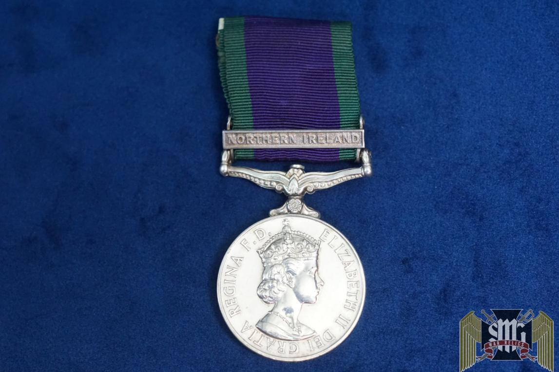 British general service medal w/northern Ireland Clasp 24488647 PTE R D TITE RPC