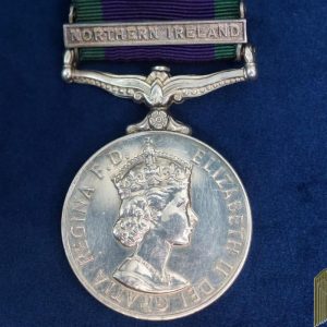 British general service medal w/northern Ireland Clasp 24488647 PTE R D TITE RPC