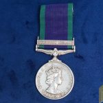 SMGP-2496 British general service medal w/northern ireland Clasp 23699540 cpl. j. howard raoc.