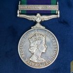 SMGP-2496 British general service medal w/northern ireland Clasp 23699540 cpl. j. howard raoc.