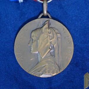 French WW1 Alsace Bronze Medal Commemoration of Liberation of Alsace 1870-1914